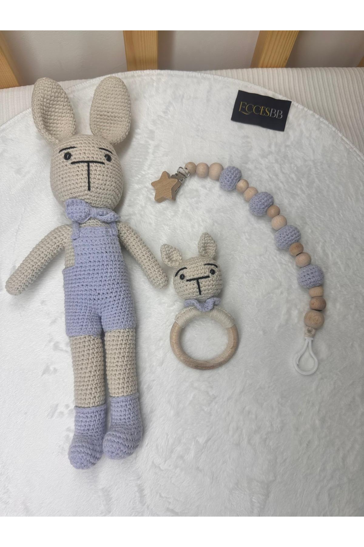 UYKU ARKADAŞI AMİGURUMİ SET BEBE MAVİSİ ERKEK OYUNCAK BEBEK UYKU ARKADAŞI AMİGURUMİ SET BEBE MAVİSİ ERKEK OYUNCAK BEBEK